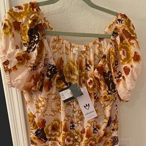Boot Barn brand puff sleeve dress